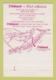Matchbook Cover - Club Meladu Hideout Mount Laurel NJ 40 Strike