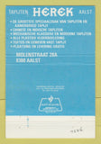 Matchbook Cover - Tapijten Herek Molenstraat Netherlands 40 Strike