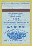 Matchbook Cover - El Meson De Espana Restaurant Newark NJ 40 Strike