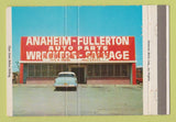 Matchbook Cover - Anaheim Fullerton Auto Parts CA 40 Strike