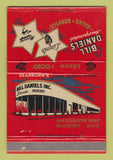 Matchbook Cover - Bill Daniels Mercury Lincoln Dearborn MI 40 Strike