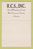 Matchbook Cover - Rockville Crushed Stone Rockville MD 40 Strike