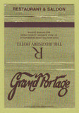 Matchbook Cover - Registry Hotel Minneapolis MN 40 Strike