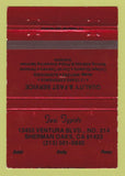 Matchbook Cover - Foxi Typists Sherman Oaks CA WEAR 40 Strike