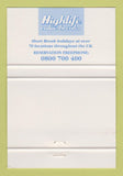 Matchbook Cover - Mount Charlotte Thistle Hotels Leeds London UK 40 Strike