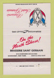 Matchbook Cover - Brasserie Saint Germain Manhasset NY 40 Strike