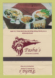 Matchbook Cover - Pasha's Afghan Restaurant La Jolla CA 40 Strike