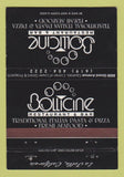 Matchbook Cover - Bollicine Restaurant Italian LA Jolla CA WEAR BLACK 40 Strike