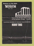 Matchbook Cover - Niagara Falls Museum ON Mummy WORN 40 Strike