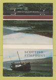 Matchbook Cover - Scottish Symphony NY Graphic Society Books 1985 40 Strike