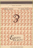 Matchbook Cover - Equity Realty Conroe TX 40 Strike