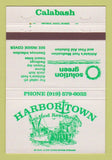Matchbook Cover - Harbortown Restaurant Calabash NC 40 Strike