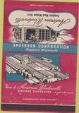 Matchbook Cover - Anderson Windows Bayport MN  40 Strike