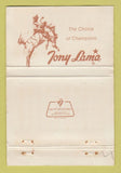 Matchbook Cover - Tony Lama Cowboy Boots Calgary AB 40 Strike