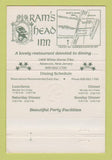Matchbook Cover - Ram's Head Inn Absecon NJ 40 Strike