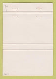 Matchbook Cover - Crisp Candy Bar Hersheys Canada 40 Strike