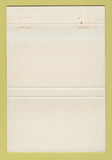 Matchbook Cover - John Bushelman Construction Cincinnati OH 40 Strike
