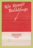 Matchbook Cover - J Abramson Contractor Repairs 40 Strike