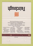 Matchbook Cover - Fairclough Building Limited Surrey UK WEAR 40 Strike