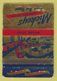 Matchbook Cover - Mickeys Coffee Shop Edmonton AB WORN 40 Strike