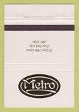 Matchbook Cover - Metro New York City 40 Strike