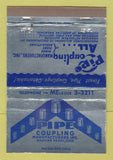 Matchbook Cover - Pipe Coupling Manufacturers Martins Ferry OH WEAR 40 Strike
