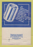 Matchbook Cover - Pipe Coupling Manufacturers Martins Ferry OH WEAR 40 Strike