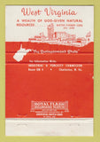 Matchbook Cover - West Virginia Tourism Charleston WV 40 Strike