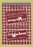 Matchbook Cover - Hotel Markeen Buffalo NY 40 Strike