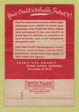 Matchbook Cover - Credit Life Agency Sellhorn's North Lansing MI 40 Strike
