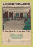 Matchbook Cover - Rohland Funeral Home Lebanon PA 40 Strike