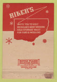 Matchbook Cover - Riker's Cleaners Lansing MI 40 Strike