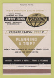 Matchbook Cover - Universal Travel Agency Wynnewood PA 40 Strike