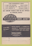 Matchbook Cover - Universal Travel Agency Wynnewood PA 40 Strike