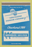 Matchbook Cover - Woodside Savings and Loan  40 Strike