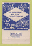 Matchbook Cover Guy Johnson Gilham Insurance Real Estate Pendleton OR 40 Strike