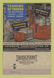 Matchbook Cover - Automatic Transportation Fork Lifts Charlotte NC 40 Strike
