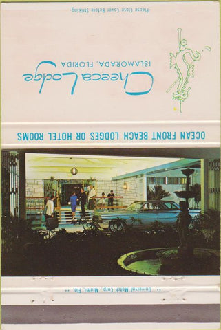 Matchbook Cover - Cheeca Lodge Islamorada FL 40 Strike