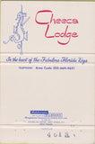Matchbook Cover - Cheeca Lodge Islamorada FL 40 Strike