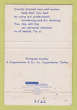 Matchbook Cover - Dawn Laundry Dry Cleaning 40 Strike