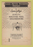 Matchbook Cover - Modern Method Engineering Detroit MI WEAR 40 Strike