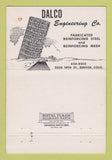 Matchbook Cover - Dalco Engineering Denver Colorado WEAR 40 Strike