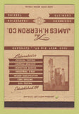 Matchbook Cover - James Herron Engineers Chemists Cleveland OH 40 Strike