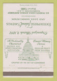 Matchbook Cover - Enterprise Federal Savings Washington DC 40 Strike