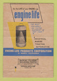 Matchbook Cover - Engine Life Oil Filters El Monte CA 40 Strike