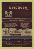 Matchbook Cover - Georgian Resot Lake George NY WEAR 40 Strike