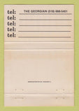 Matchbook Cover - Georgian Resot Lake George NY WEAR 40 Strike
