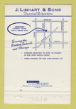 Matchbook Cover - Linhart Funeral Home Berwyn IL 40 Strike