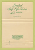Matchbook Cover - St Johns River Bank Jacksonville FL 40 Strike