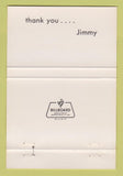 Matchbook Cover - Jimmy's Backyard Port Washington NY 40 Strike